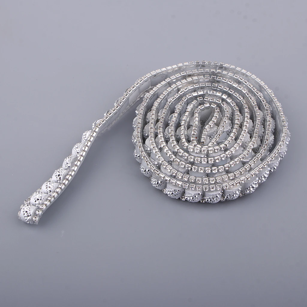 1 ярд 10 мм хрустальные стразы аппликация железная отделка свадебный пояс платье