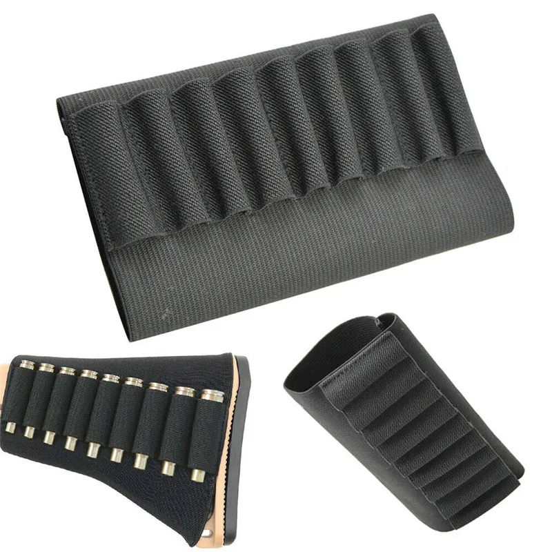 2PcsTactical 9 круглая винтовка патроны чехол патрон Держатель Buttstock сумка охотничья