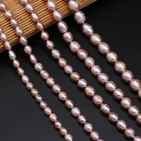 rice shape natural aa pearl bead 100 freshwater pearl loose beaded for jewelry making diy earring bracelet necklace accessories