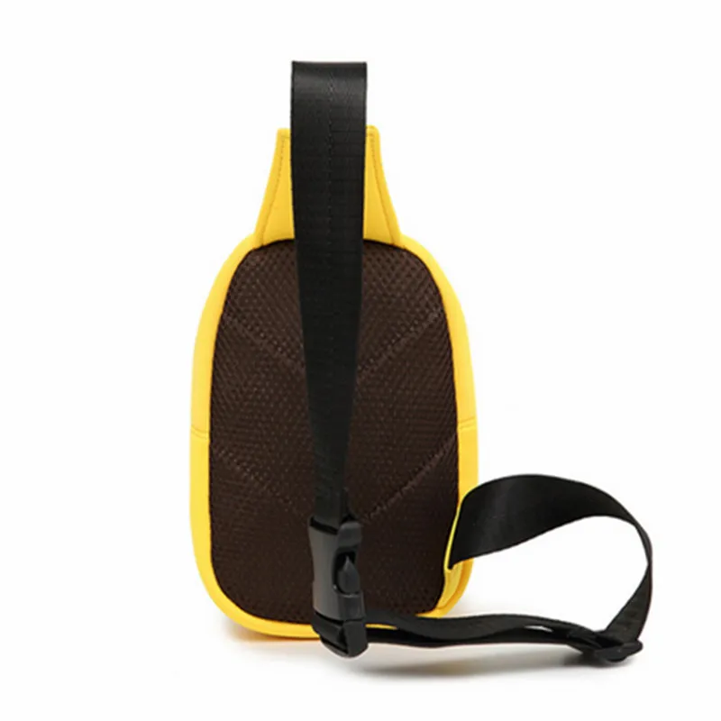 Детские Желтые сумки через плечо с рисунком в форме обезьяны для мальчиков