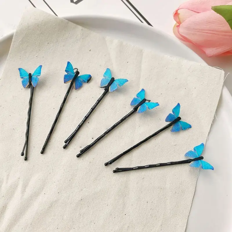 

5Pcs Fashion Women Butterfly Hairpin Side Bangs Hair Clip Barrette Girl Headwear
