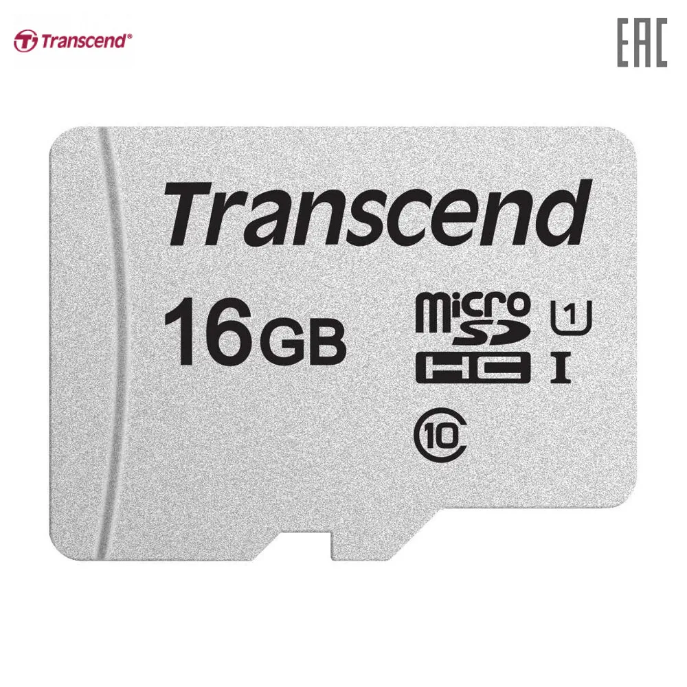 Memory Cards Transcend TS16GUSD300S 16GB MicroSDHC UHS-I 10 class Internal Storage Computer Office |