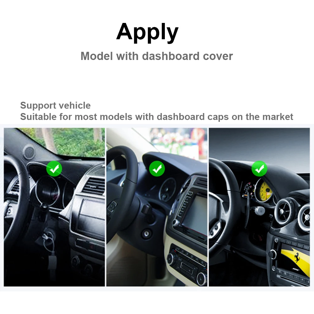 Автомобильный держатель подставка Camecho автомобильный для телефона на 360 ° ручка