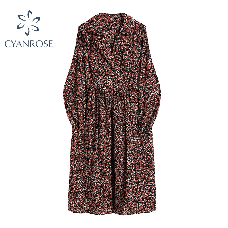 Женское пляжное платье с цветочным принтом Длинное свободное облегающее длинным