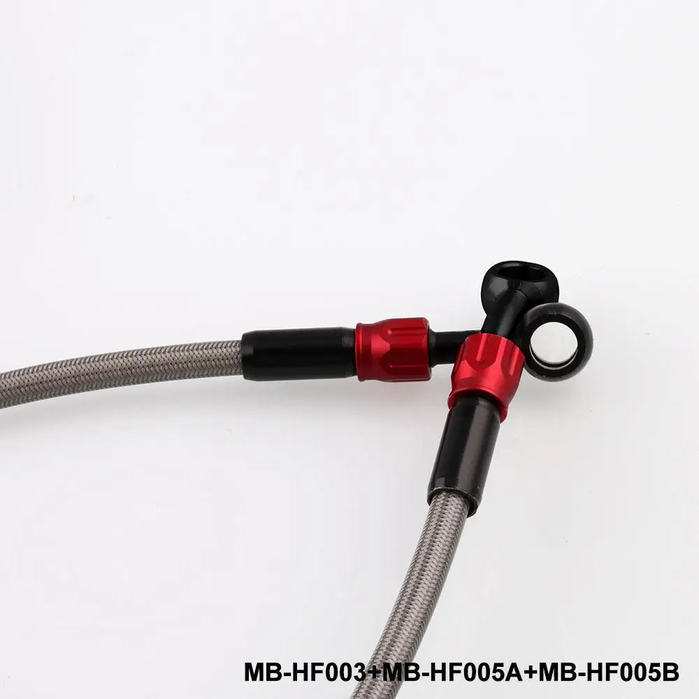 TWISTER.CK 37.2'' Motorcycle Dirt Bike Braided Steel Hydraulic Reinforce Brake Line Clutch Oil Hose |