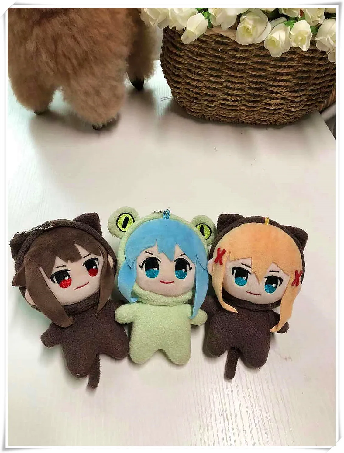 

Anime Aqua Darkness Keychain Pendant Stuffed Toy Soft Plush #8799 Children Christmas Gift