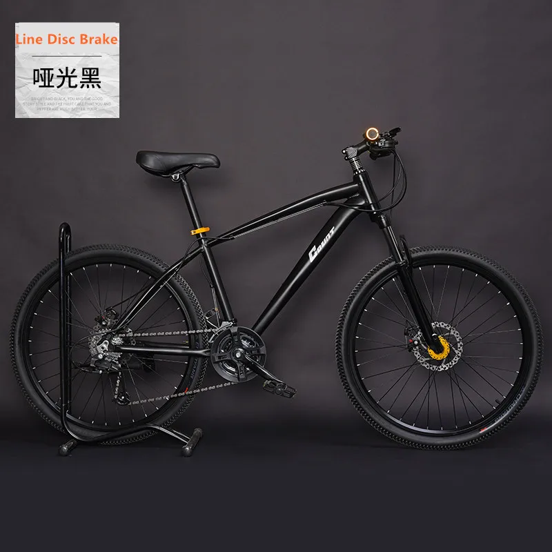 Line brake black Бренд горный велосипед рама из алюминиевого сплава 24 27 30 скоростной Дисковый Тормоз MTB Велосипедный спорт на открытом воздухе горные Bicicleta - Цвет: Line brake black