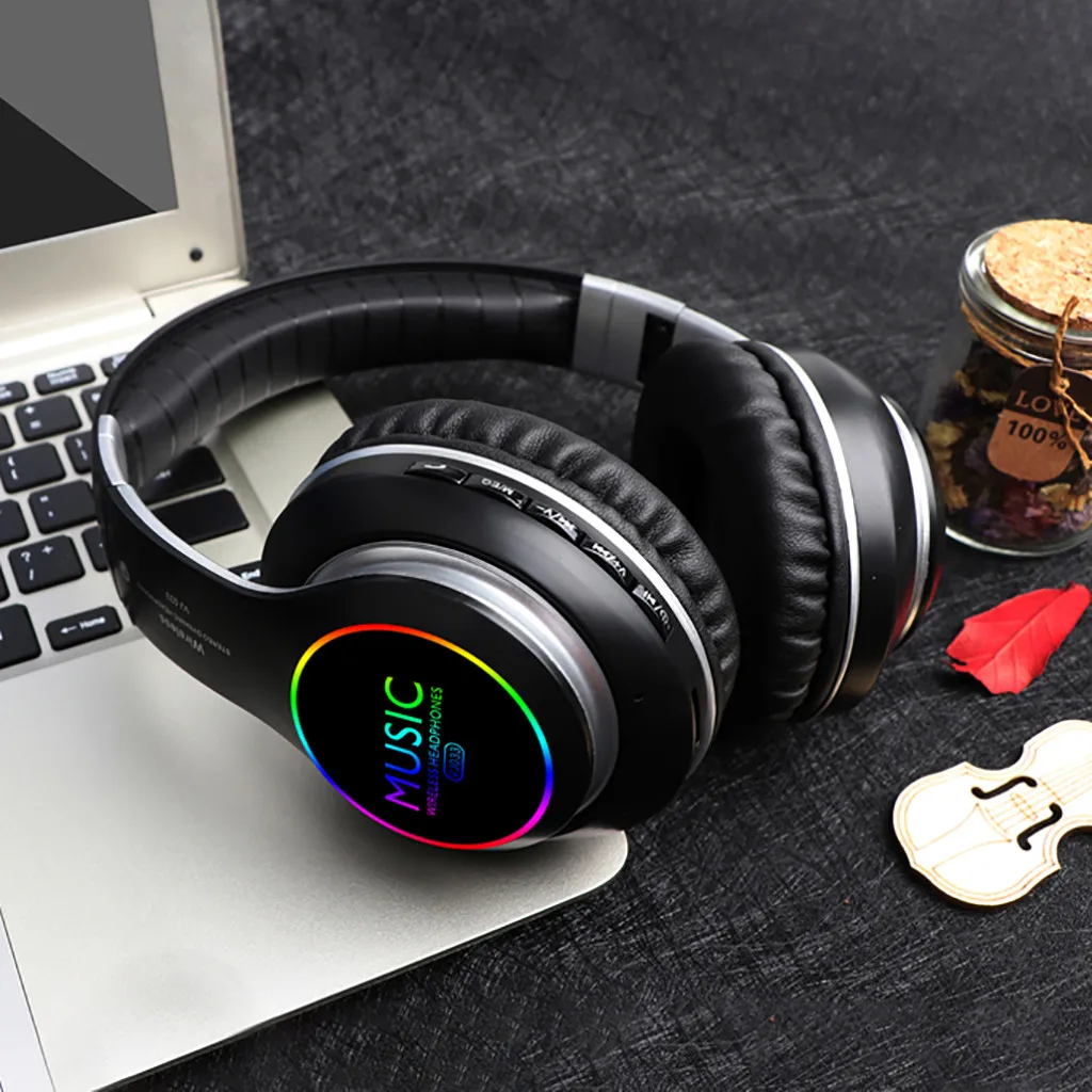 H25 новые светодиодные беспроводные Bluetooth наушники, складные активные Беспроводные наушники с шумоподавлением, гарнитура с микрофоном для телефона