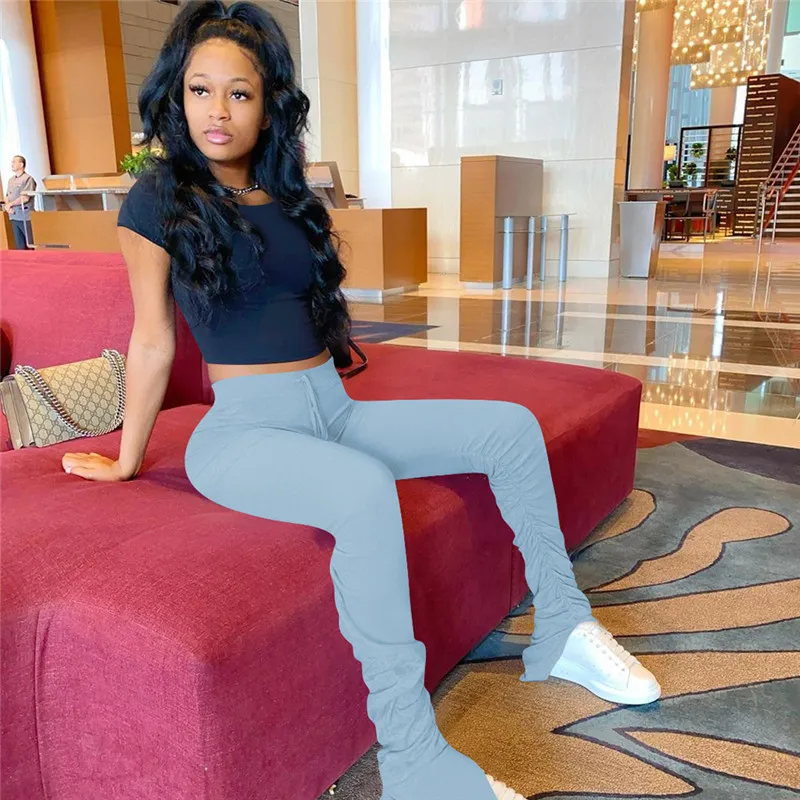 Женские брюки клеш 2020 джоггеры с коротким рукавом укороченные топы