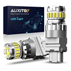AUXITO 2x T25 светодиодный Canbus 3157 3156 3057 P277 Вт светодиодный фонарь заднего тормоза для автомобиля DRL сигнальная лампа для парковки 12 в желтый, белый, красный