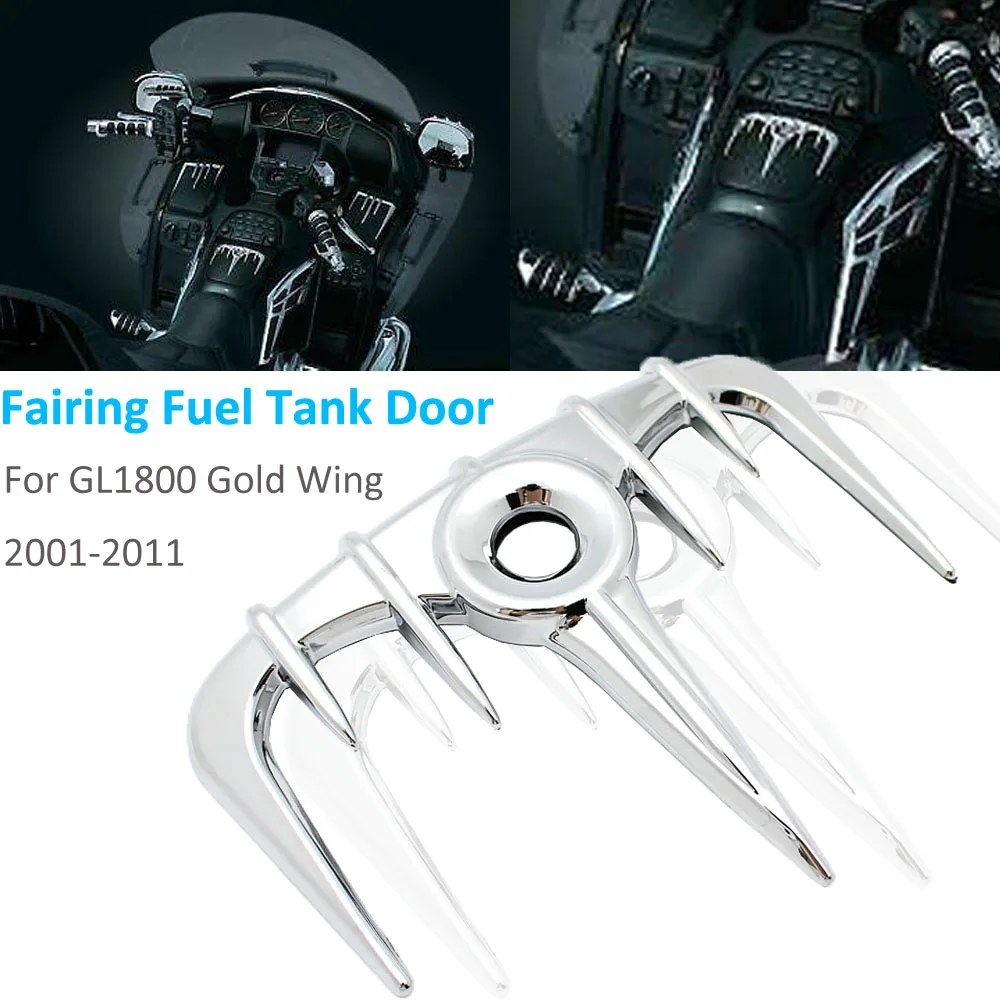 

Обтекатель для газового топливного бака Honda GL1800 Gold Wing 2001-2011 2010 2009 2008 2007 2006 2005 2004 декоративная хромированная крышка
