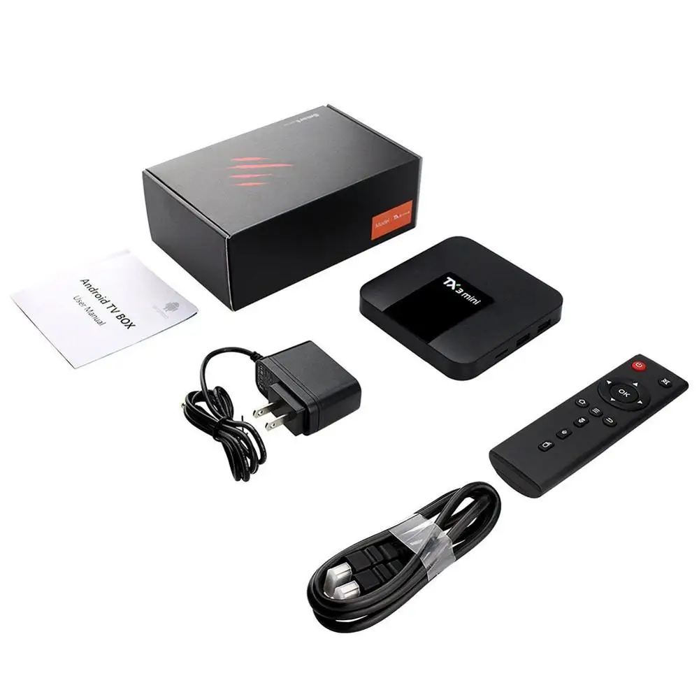 Tanix TX3 мини 2 ГБ + 16 1 Гб 8 Android 7 Смарт ТВ коробка S905W 4 ядра WiFi 4K HDMI compatibleSet компьютерной