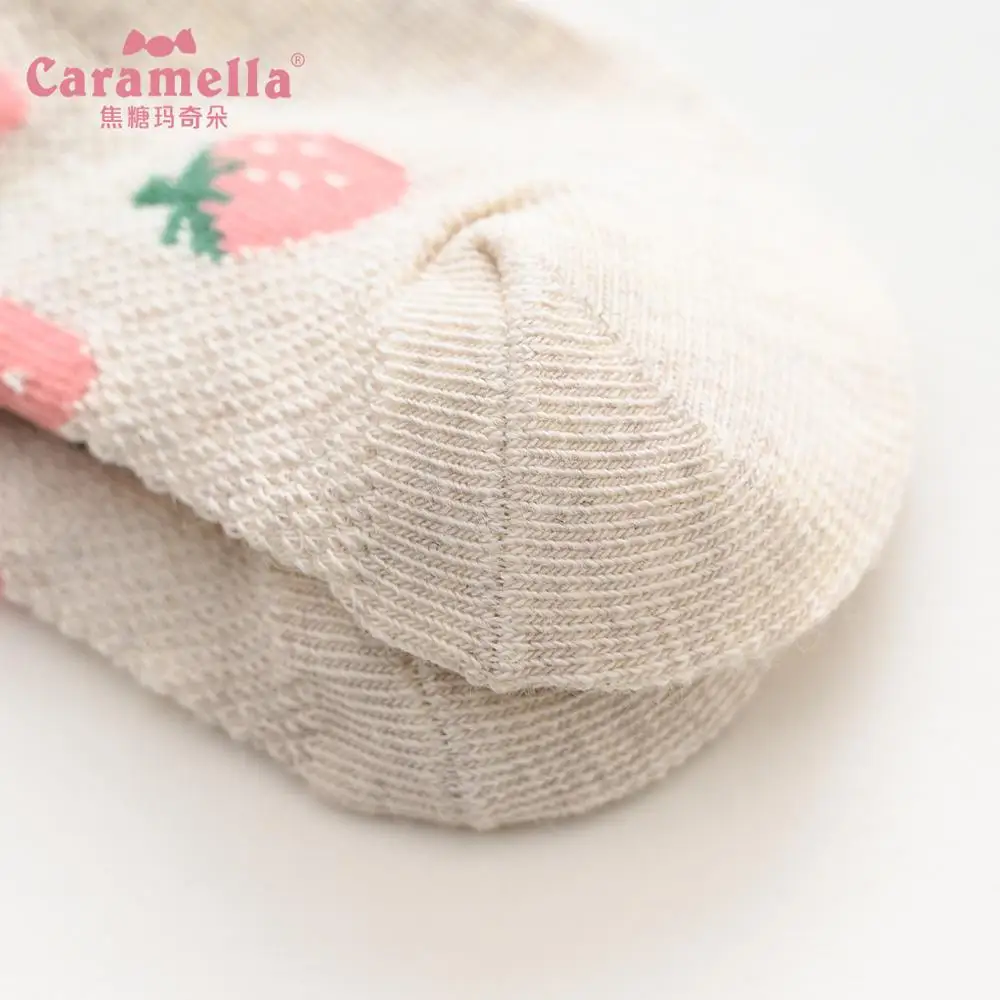 Caramella/Детские носки для девочек хлопковые дышащие сетчатые весны и лета милые с