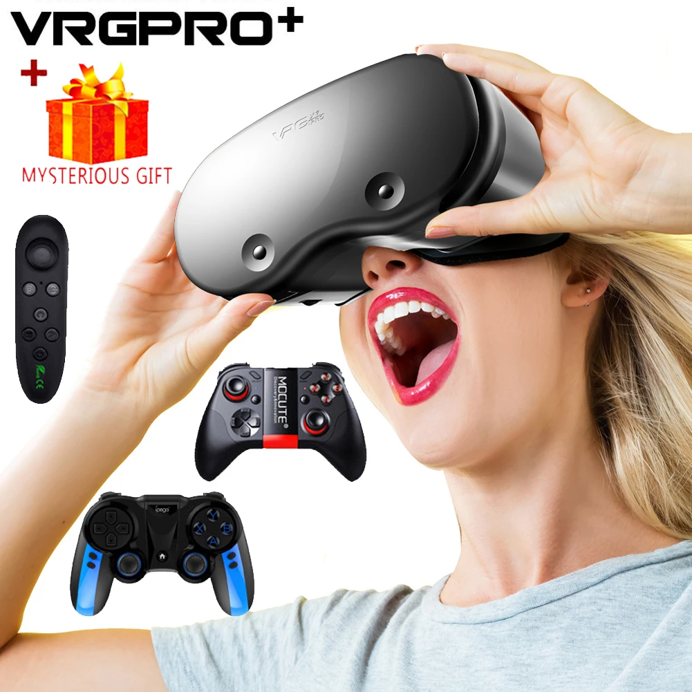 Виртуальная реальность VR очки 3D гарнитура шлем для Android iPhone Мобильный телефон