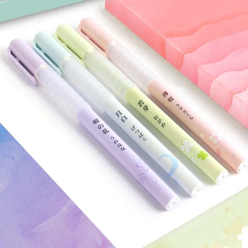 Набор гелевых ручек для школы и офиса 12 шт./Корд мягкие резиновые ручки письма 0 5