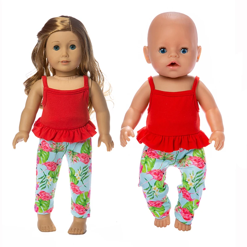 Модная Одежда для кукол 18 дюймов штаны подходят кукол-младенцев 43 см куртка |