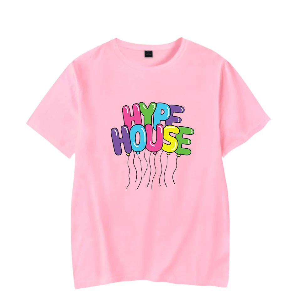 Новая футболка с принтом Hype House 2020 из 100% хлопка Charli D'Amelio для мужчин и женщин