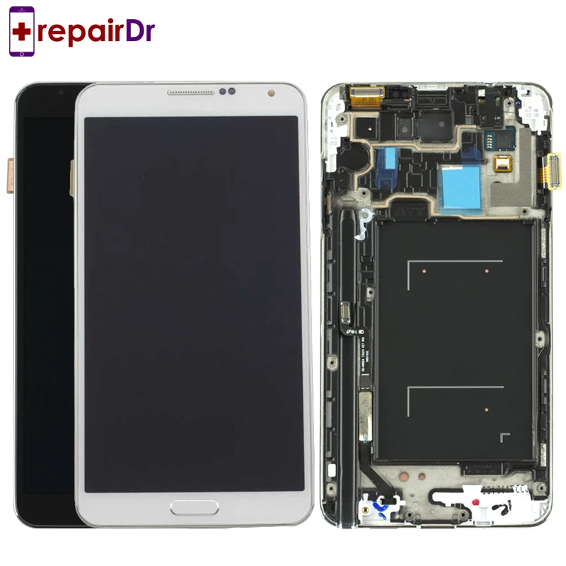 

Original For Samsung Galaxy Note 3 N9005 LCD Display Touch Screen Digitizer Assembly With Frame For Samsung Note III Lcd