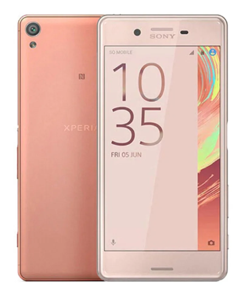 Unlocked Sony Xperia X F5122 Dual Sim 4G LTE Android Hexa Core RAM 3GB ROM 64GB 5.0 inch Fingerprint Mobile Phone - Цвет: Rose Gold