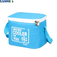 sanne 5l cooler bag thermal solid color waterproof portable insulated ice pack can carry food and drink insulated thermal bag