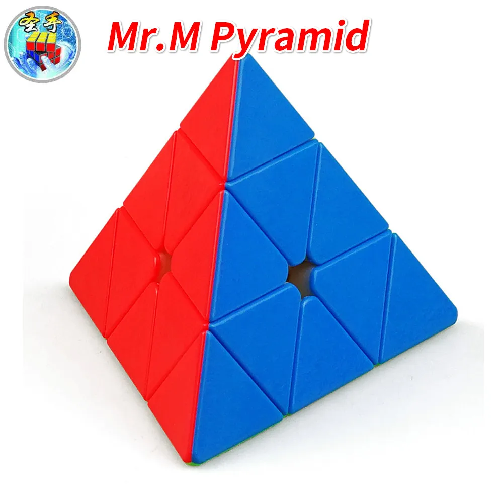 

Shengshou Mr.M Магнитная Пирамида Mr M Cube Sengso 3x3 волшебная скоростная головоломка треугольник Cubo Magico без наклеек игрушки для детей
