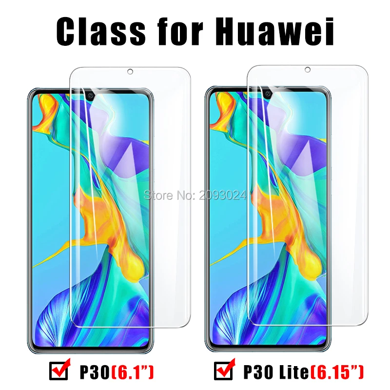 

Защитное стекло для huawei p30 lite, пленка, закаленное стекло для huavei huawey huawai huaweii p30 30p, легкая защита экрана