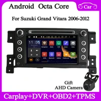 2 din Android10 Car radio multimedia player for suzuki Grand Vitara 2006 08 10 12 gps navi audio stereo headunit Carplay auto