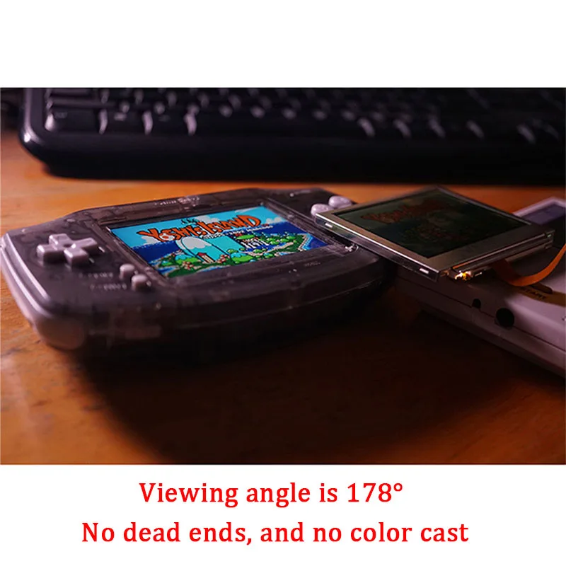 Сменное стекло для ЖК экрана объектива подсветильник Ки GBA экран IPS с 10 уровнями