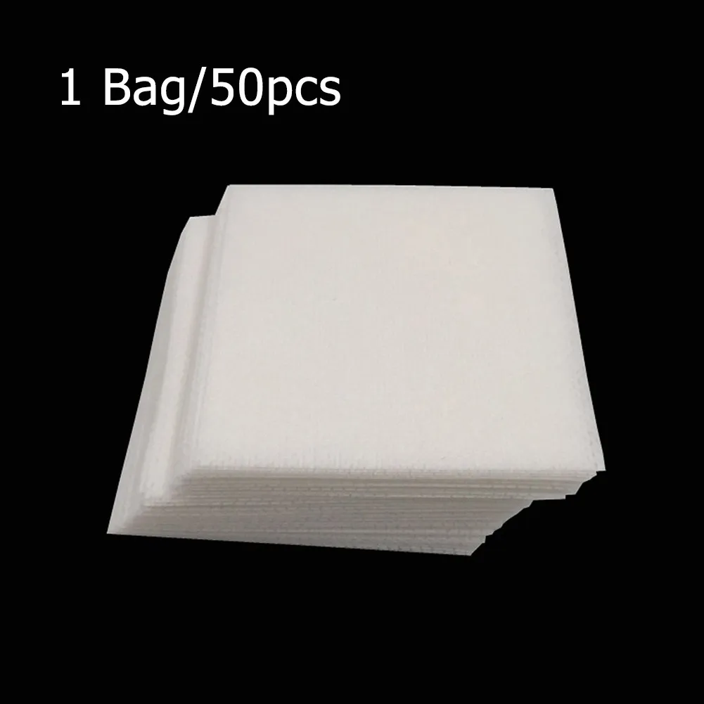 

50/200Pcs Gun Cleaning Patch Rifle Pistol Shotgun Airsoft Highly Water Absorption Clean Cotton Hunting Accessory Ultra-absorbent