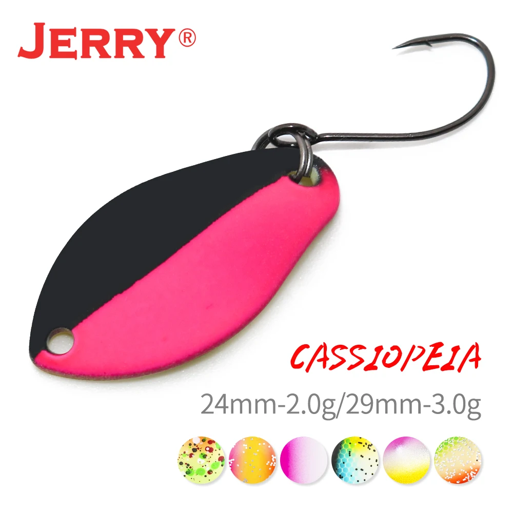 

Jerry Micro Trout Spoons Ultralight Brass Fishing Spoon Single Hook Freshwater 2g3g Metal Lures Area Pike Perch Fishing Pesca