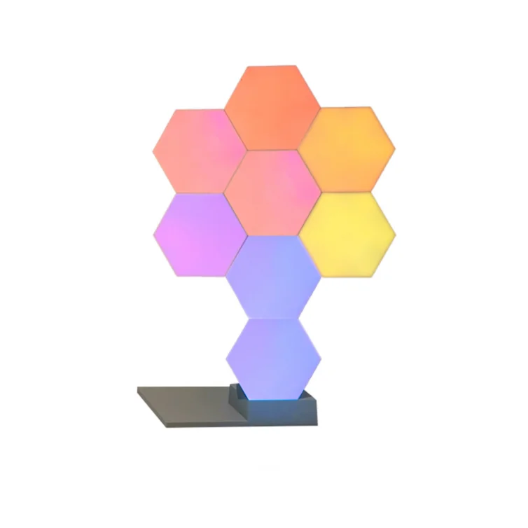 

Умная Геометрическая лампа для сборки Lifesmart Cololight Pro, самодельная лампа с Wi-Fi, работает с приложением Google Assistant Alexa Cololight Smart - 8