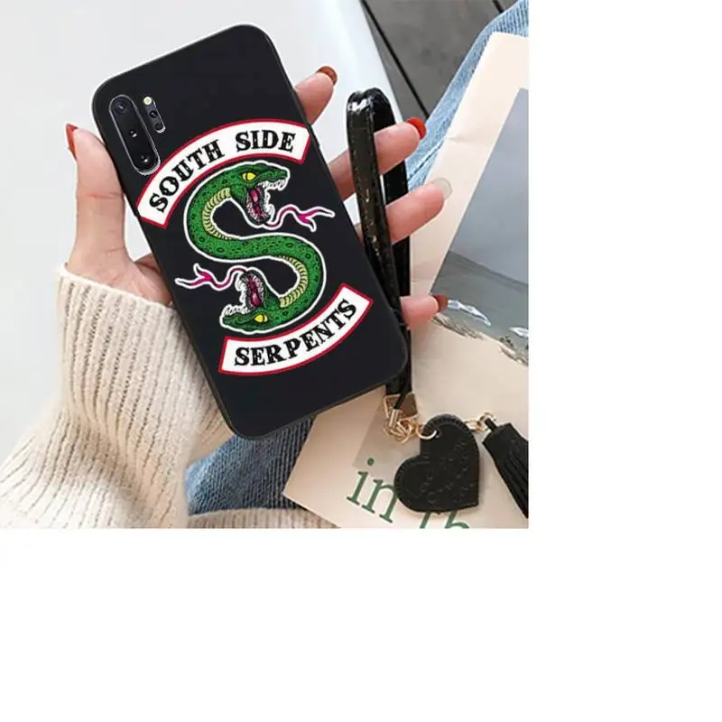 

Riverdale Southside Serpents Phone Case For Samsung S8 9 10 20 Plus Note 9 10 10plus 20 20ultra M21 30