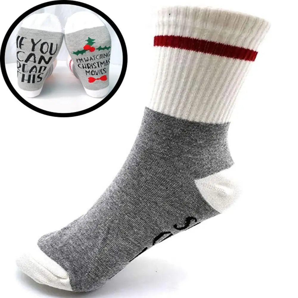 

Рождественские носки, повседневные хлопковые носки, носки-трубы, Новые красочные хлопковые Веселые мужские носки, смешные носки с мультяшн...