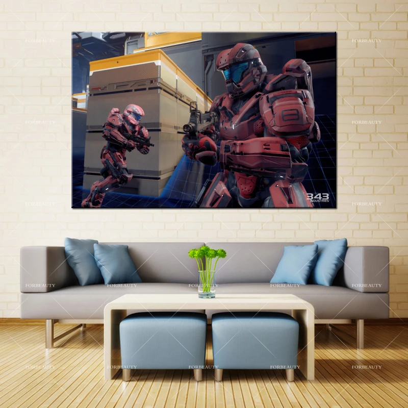 Forbeauty Canvas Painting Wall Art multiplayer spartan Spray Printing Waterproof Ink Home Decor | &amp Calligraphy