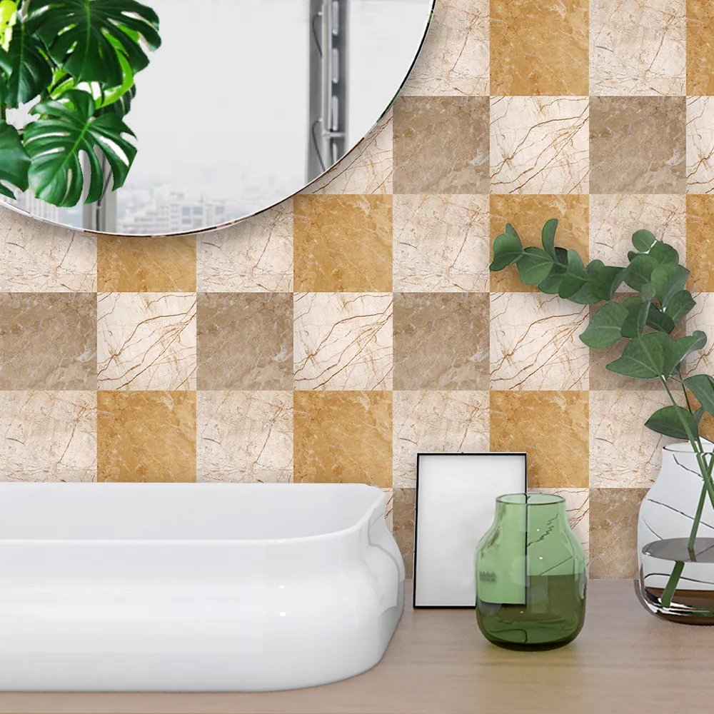 Наклейка для плитки Funlife Мраморная текстурная креативная художественная