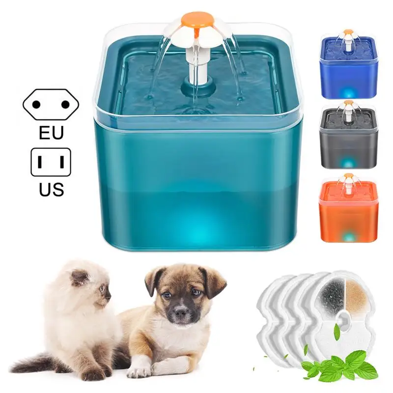 

Pet Cat Smart Drinking Fountain Dog Water Dispenser Transparent Drinker Smart Drinking Fountain For Cat Dog Drinking Supplies
