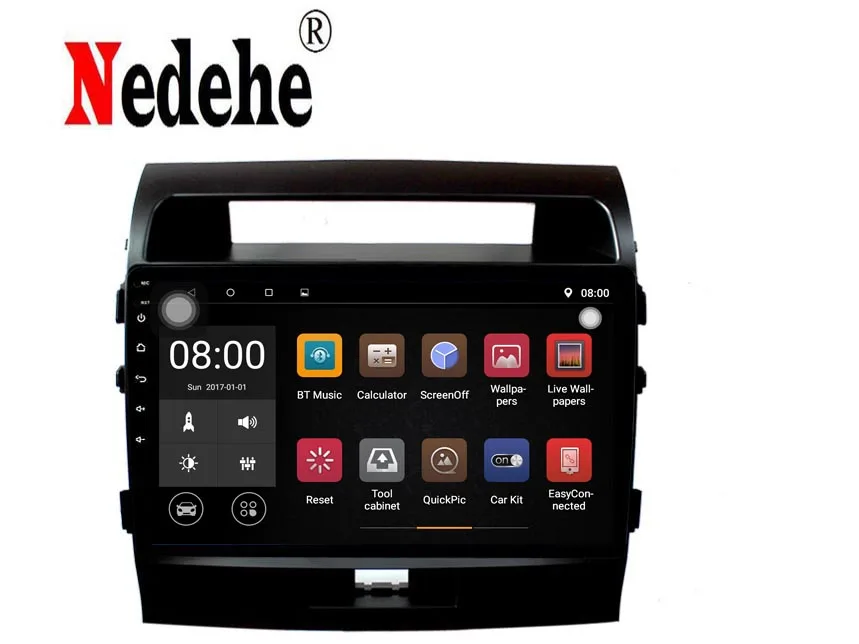 Автомобильная Мультимедийная система Nedehe 9 дюймов Android 8 1 для Toyota LAND CRUISER LC200 2008-2015
