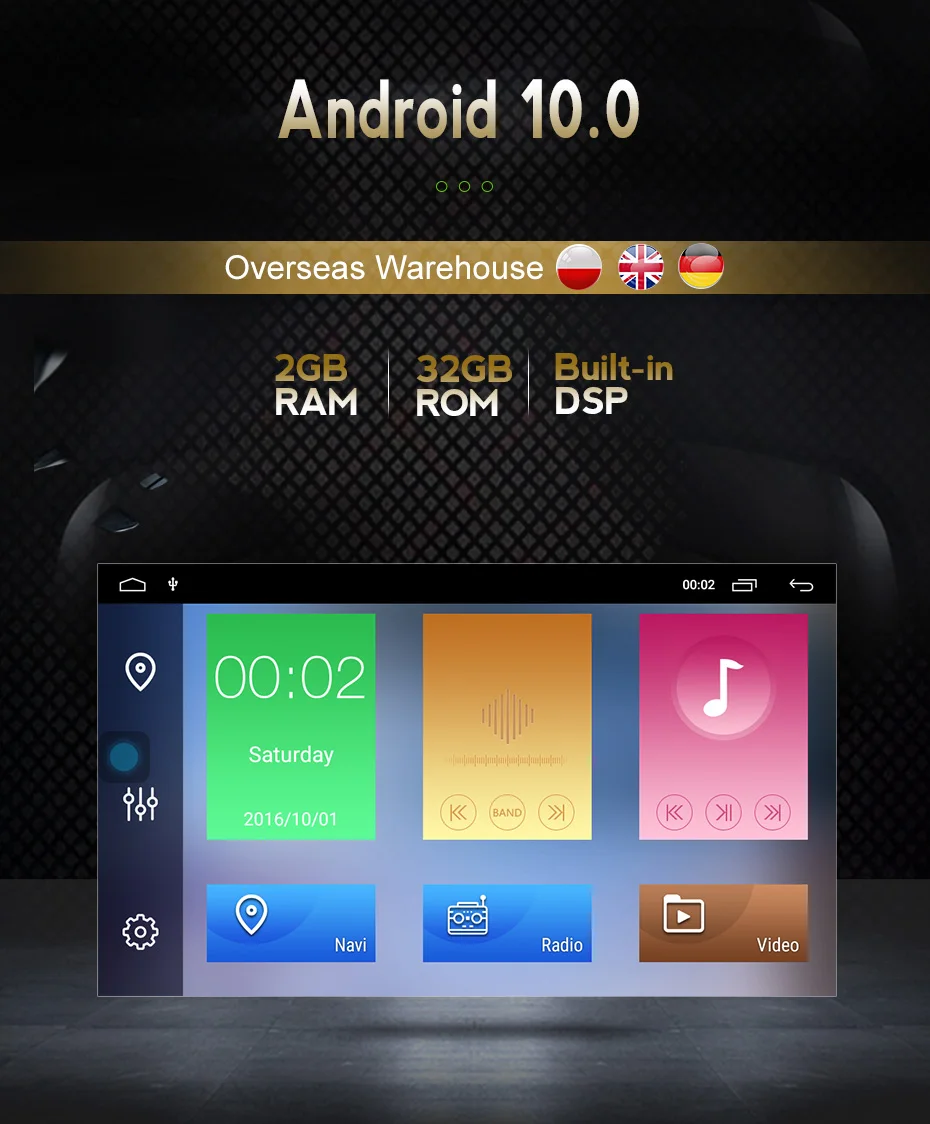 DSP Android 10 0 Carplay Auto 2G + 32G GPS-навигатор для Skoda Octavia 2 3 EIN 5 A5 Yeti 2008-2013 автомобильное радио
