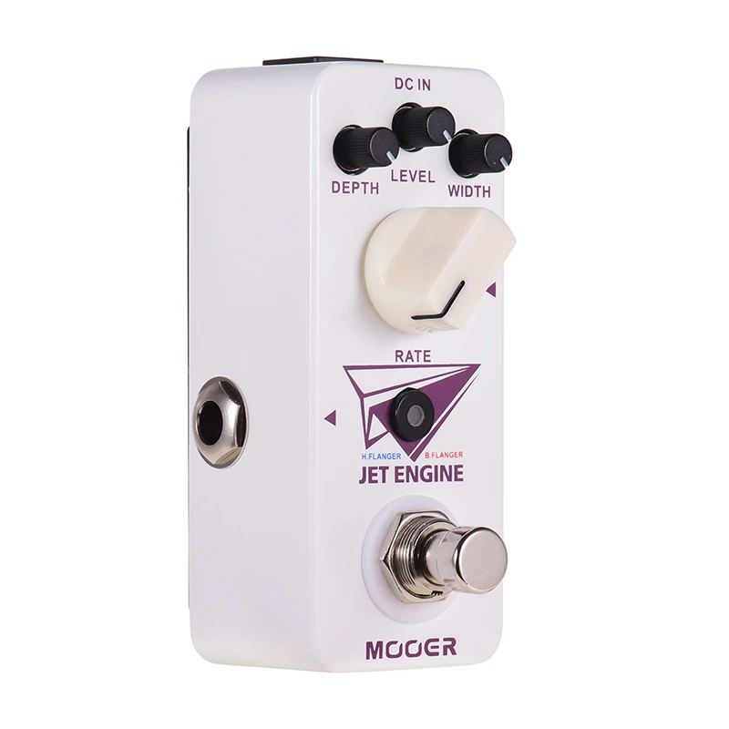 Mooer струйный двигатель цифровой многочастотный Flanger педаль эффектов для
