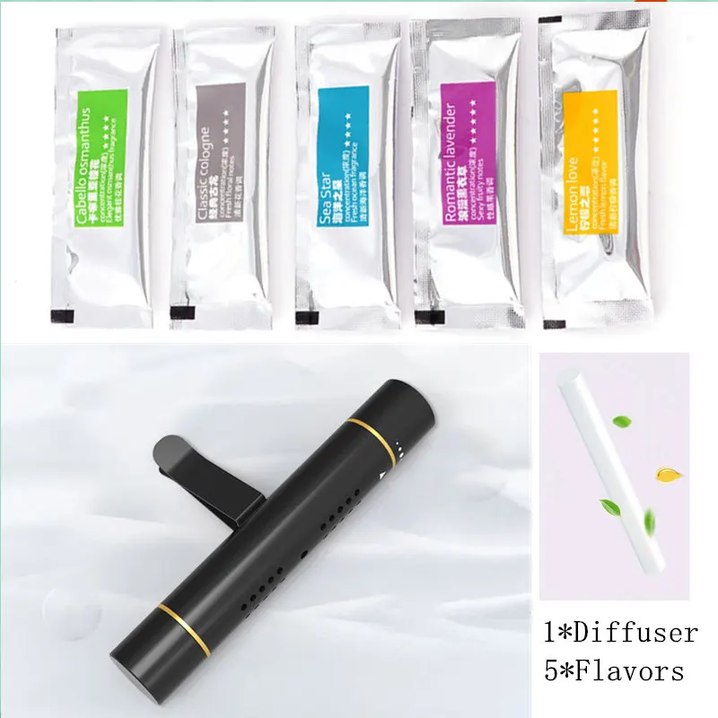 Автомобильный выход воздуха ароматерапия с парфюмом палка однотонным