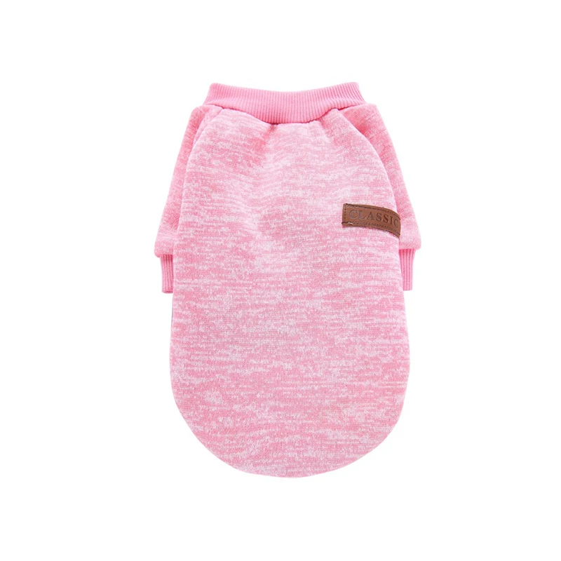 pink Одежда для собак для маленьких собак, свитер для кошек, Одежда для питомцев, кошек, чихуахуа, теплая одежда для собак, свитер для осени и зимы - Цвет: pink