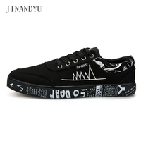 black canvas shoes boys sneakers casual sport shoes for man flats sneakers outdoor fashion casuales graffiti zapatillas sneaker