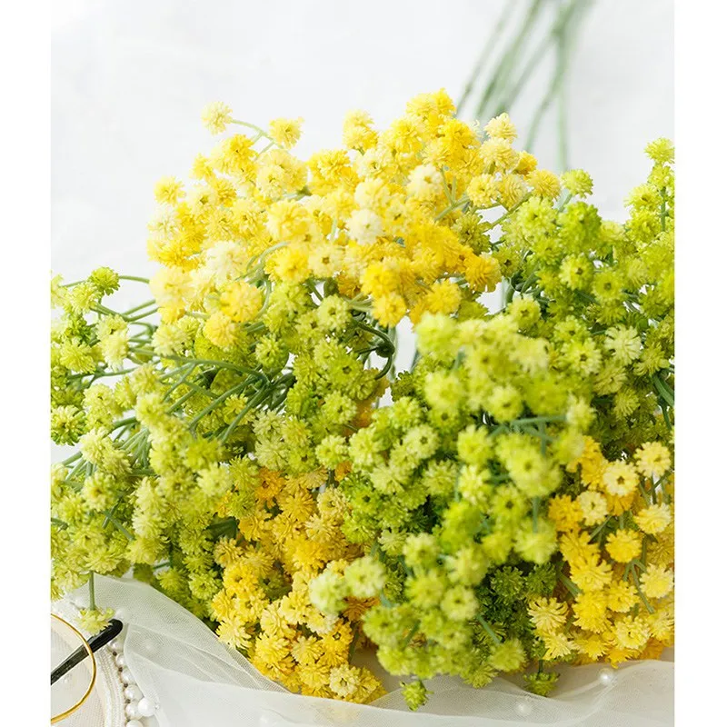 

5pcs/bunch Artificial Flowers Wedding Gypsophila Flowers DIY Simulation Artificial Plant Photography Props Living Room Decor
