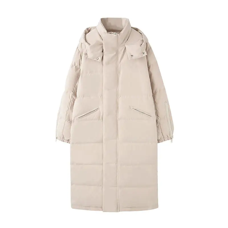 

Fashion Winter Woman Jacket Parkas Casual Loose Down Cotton Coat Female Mujer Chaqueta Padded Warm Hooded Long Winter Coat Q2740