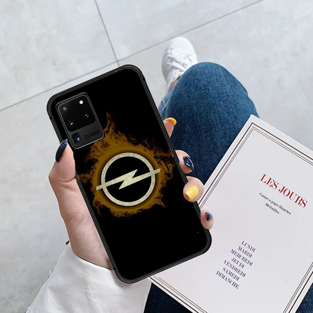 

Car logo Opel Astra Phone Case Cover Hull For Samsung Galaxy S 6 7 8 9 10 e 20 Edge Uitra Note 8 9 10 Plus black Hoesjes Pretty