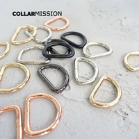 10pcslot nickel plated d rings 25mm webbing strapping bags garment accessory retailing non welded metal flat dee ring 8 kinds