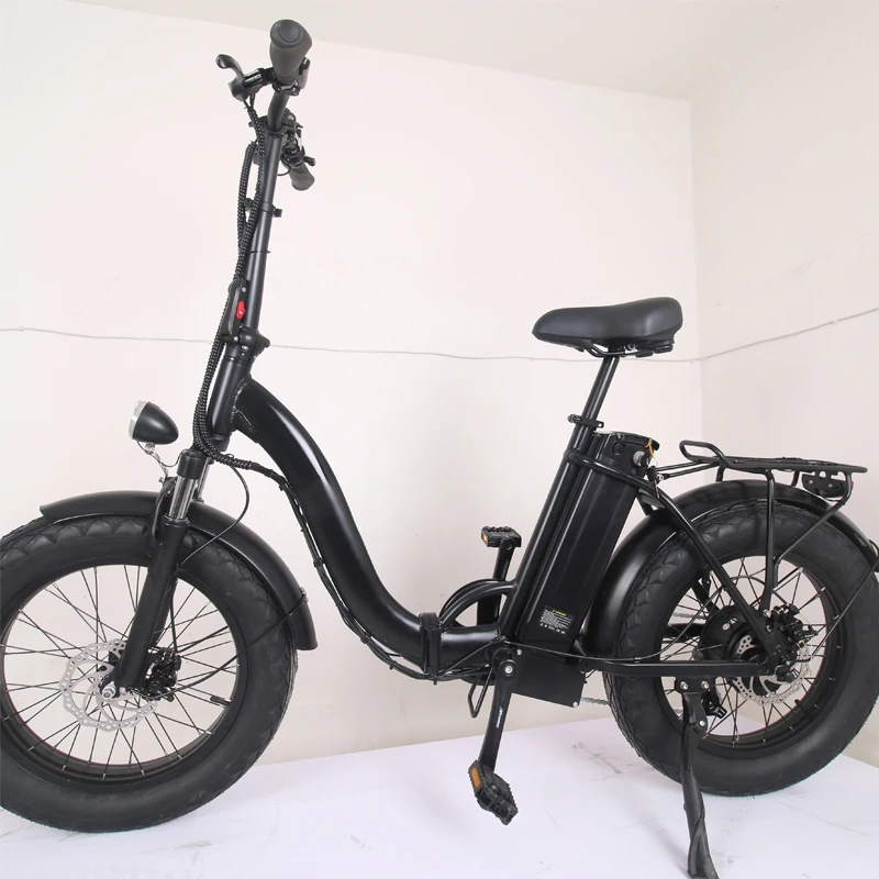 

20-дюймовый электрический велосипед с толстыми шинами в европейском складе, складные Электровелосипеды 500 Вт для женщин