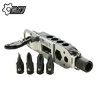 Новейшая Регулируемая многофункциональная отвертка, портативный набор инструментов со светодиодсветильник ночником для кемпинга