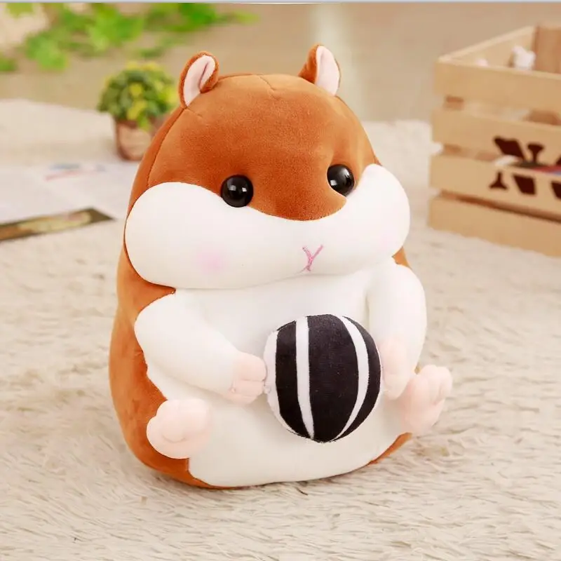 20/30/40cm Hamster Pillow Down Cotton Plush Toy Soft Stuffed Doll Cushion Cartoon Cute gift For child kid | Игрушки и хобби