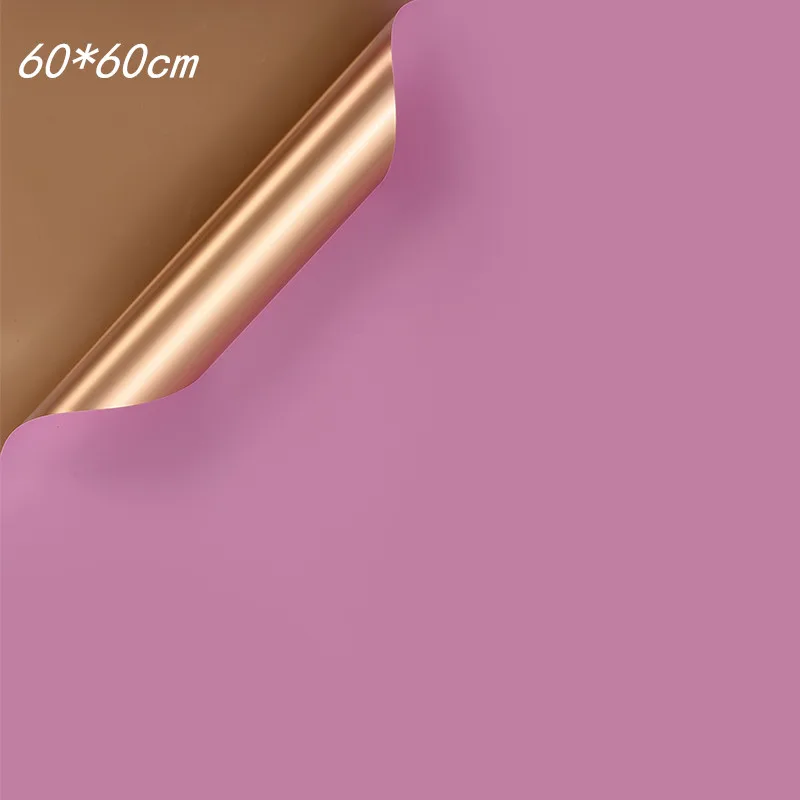 A 20 шт двухсторонняя оберточная бумага для букета 60*60 см Водонепроницаемая оберточная бумага для цветов подарки свадебный макет креативная бумага для цветов - Цвет: A